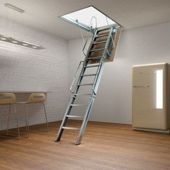 alüminyum katlanır çatı merdiveni
